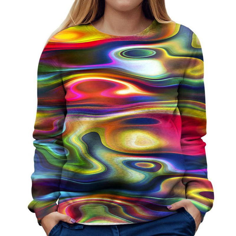 Abstract Womens Sweatshirt