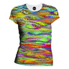 Distorted Colors Womens T-Shirt
