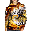 Fractal Womens Hoodie