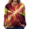 Abstract Womens Sweatshirt