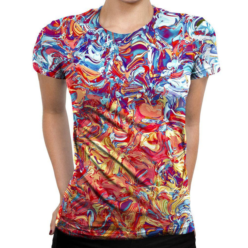 Abstract Womens T-Shirt