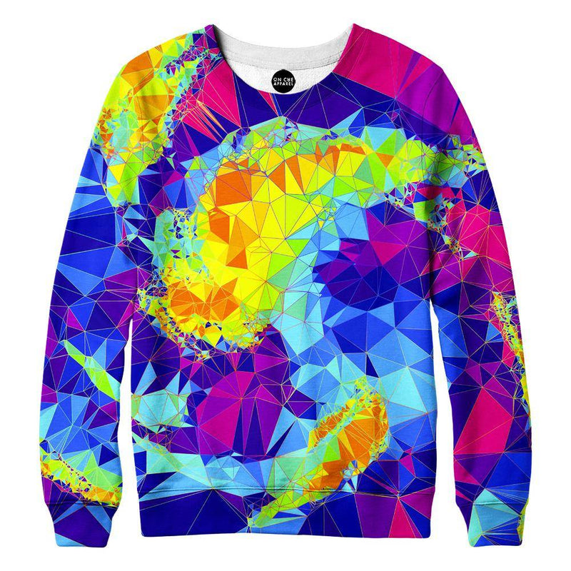 Crystals Womens Sweatshirt