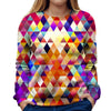 Triangles Womens Sweatshirt