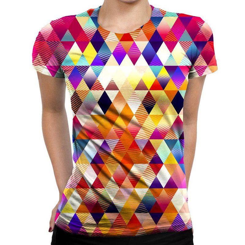 Triangles Womens T-Shirt