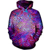 Purple Maze Womens Hoodie