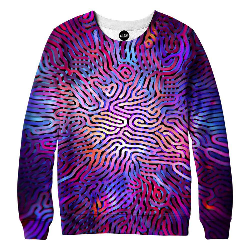 Purple Maze Womens Sweatshirt