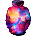 Glossy Galaxy Womens Hoodie