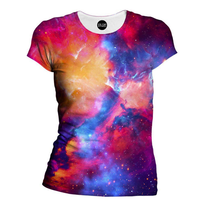 Glossy Galaxy Womens T-Shirt