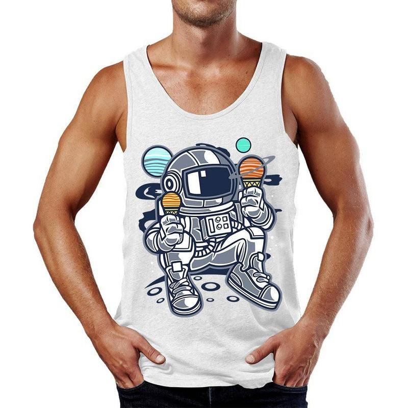 Astronaut Ice Cream Tank Top