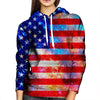 American Flag Womens Hoodie