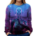 Robot Womens Sweatshirt