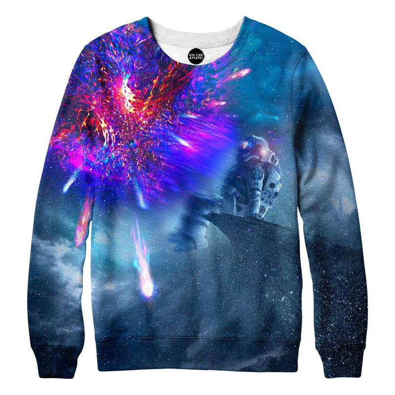 Astronaut Galaxy Womens Sweatshirt
