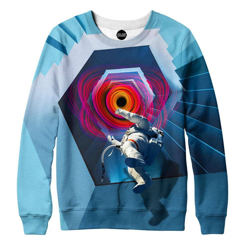 Into The Unknown Astronaut Womens Sweatshirt