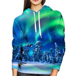 Aurora Borealis Womens Hoodie