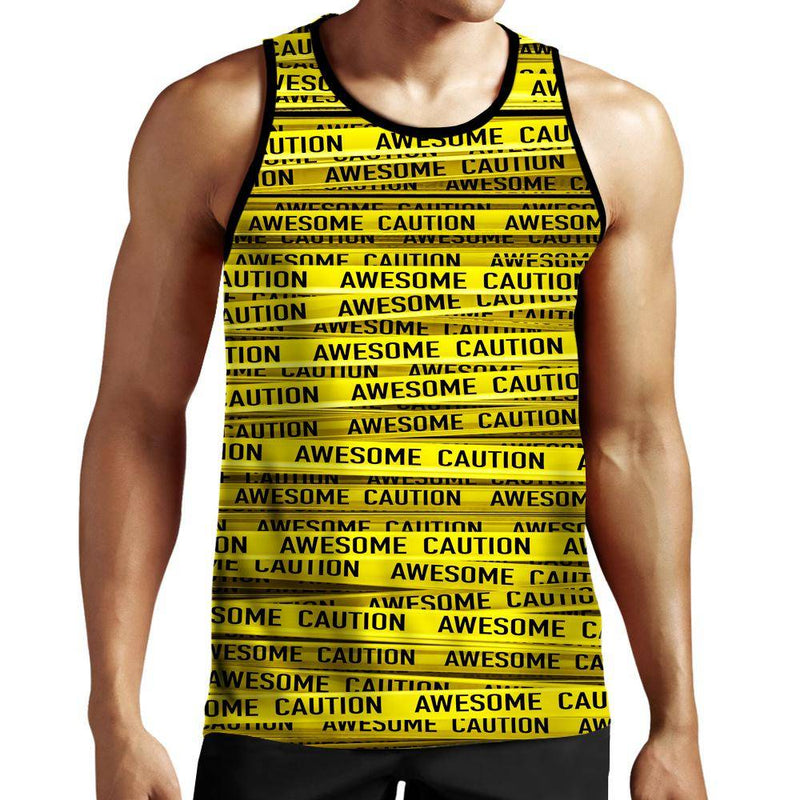 Caution Tank Top