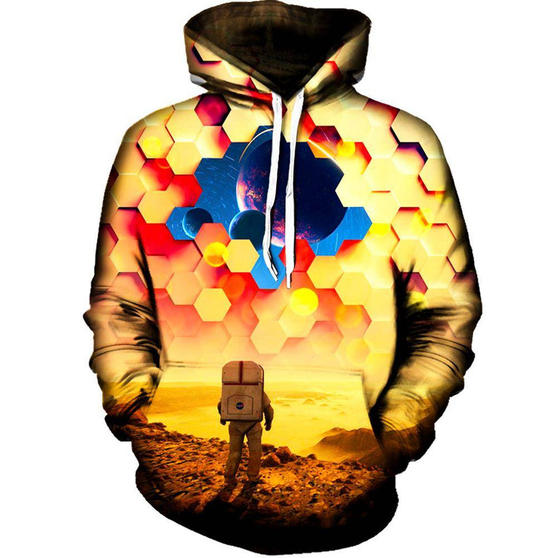 Astronaut Womens Hoodie