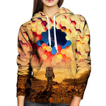 Astronaut Barrier Womens Hoodie