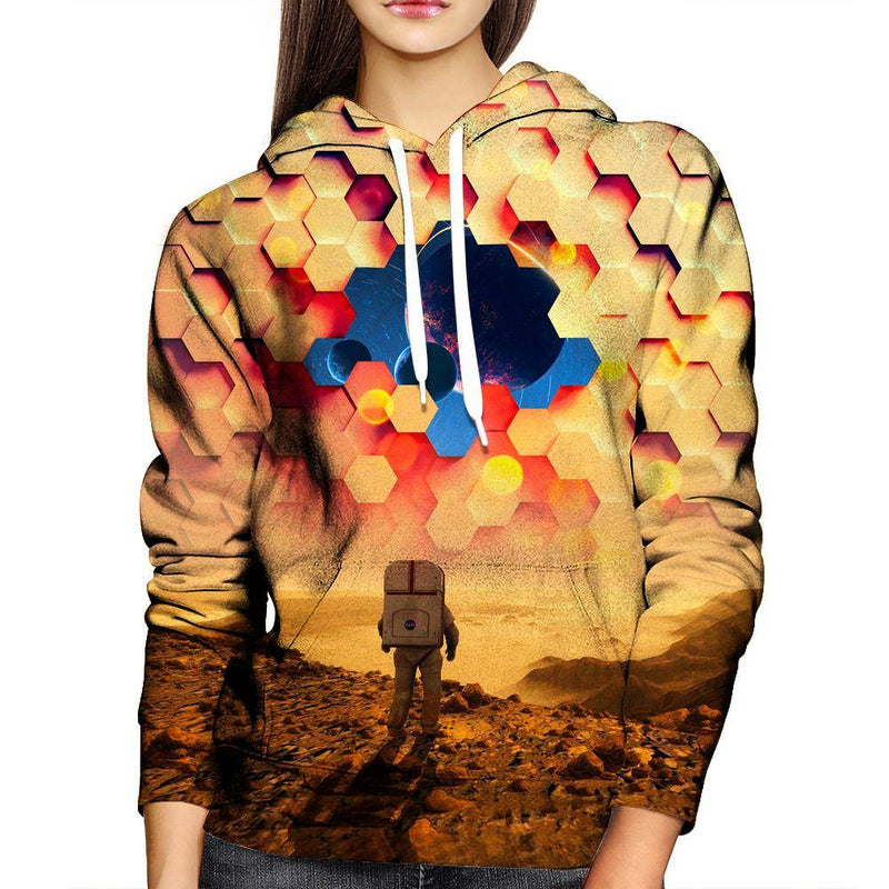 Astronaut Barrier Womens Hoodie