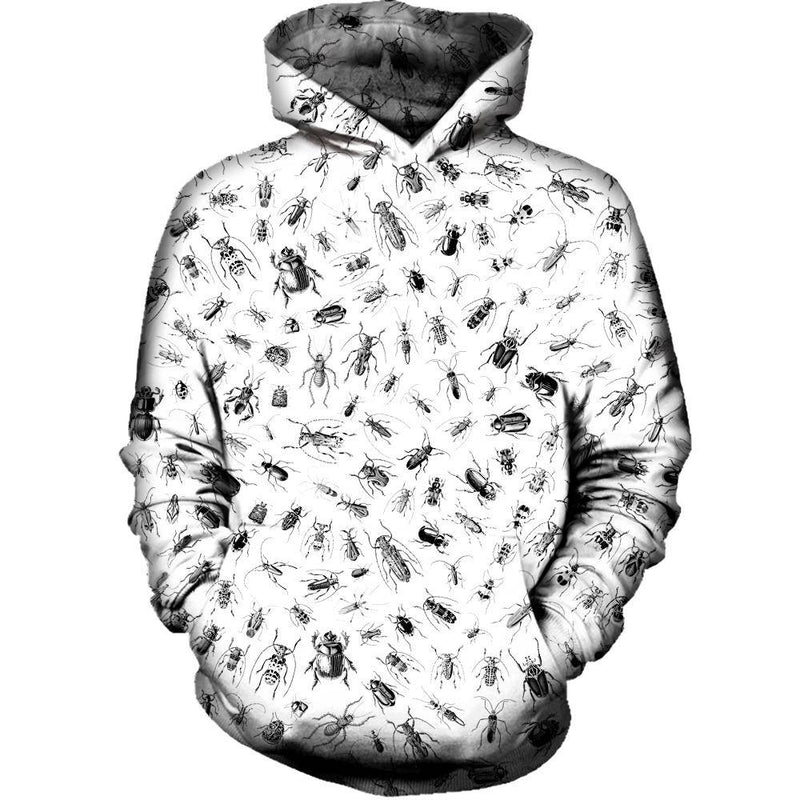 Beetlemania White Hoodie