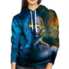 Robot Womens Hoodie