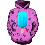 Blue Ice Womens Hoodie