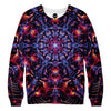 Abstract Design Red Sweatshirt