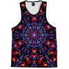 Abstract Design Red Tank Top