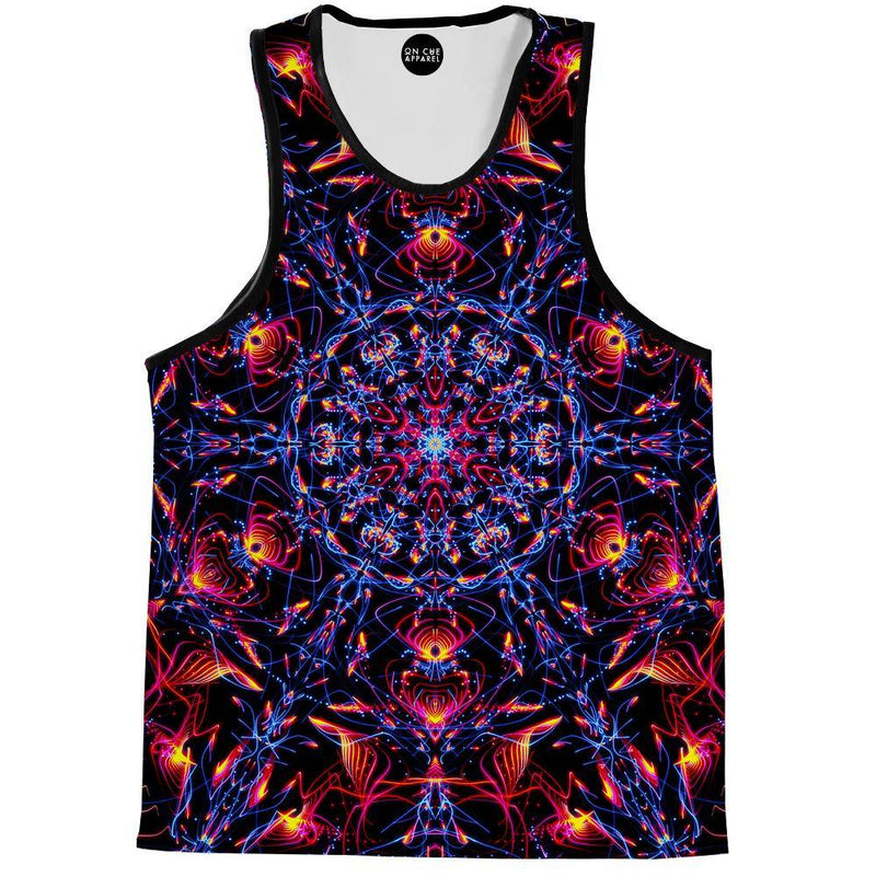 Abstract Design Red Tank Top