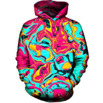 Teal Liquid Hoodie
