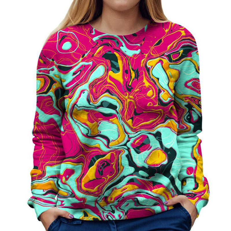 Abstract Womens Sweatshirt