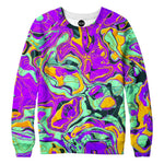 Purple Liquid Womens Sweatshirt