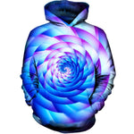 Never Stop Spinning Womens Hoodie