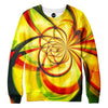 Yellow Flower Womens Sweatshirt