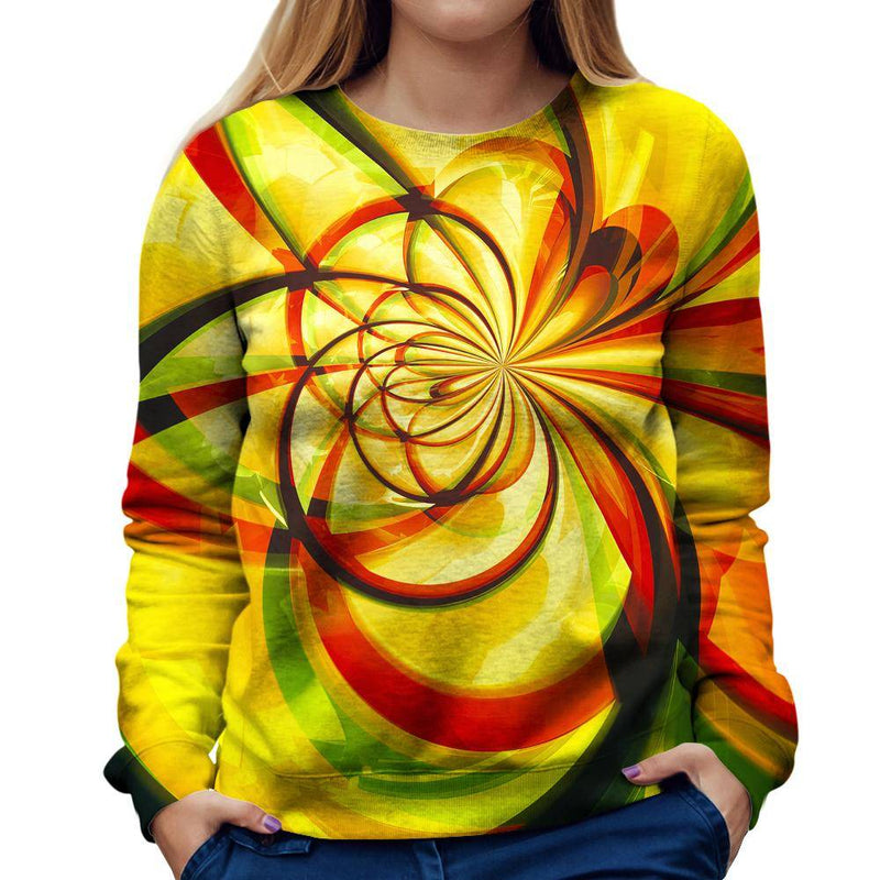 Abstract Womens Sweatshirt