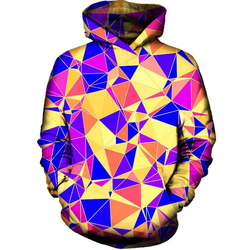 Funky Triangles Womens Hoodie