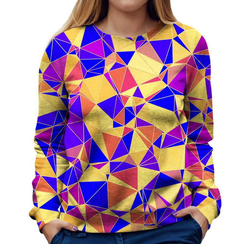 Triangles Womens Sweatshirt