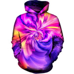 Purple Zoom Womens Hoodie