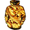 Gold Abstract Painting Hoodie