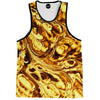 Gold Abstract Painting Tank Top