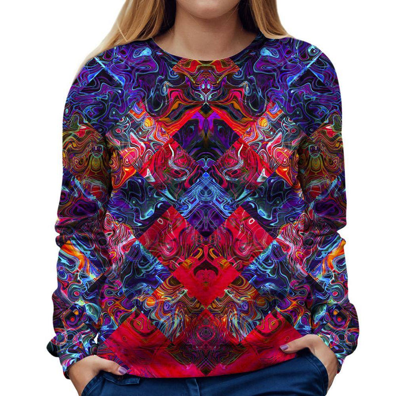 Abstract Womens Sweatshirt