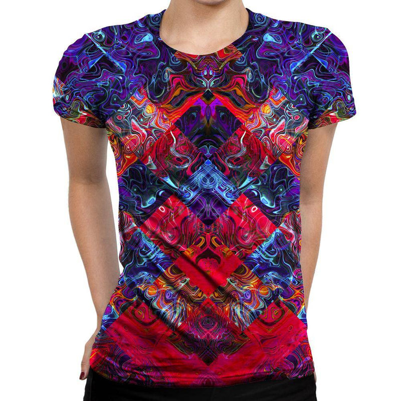 Abstract Womens T-Shirt