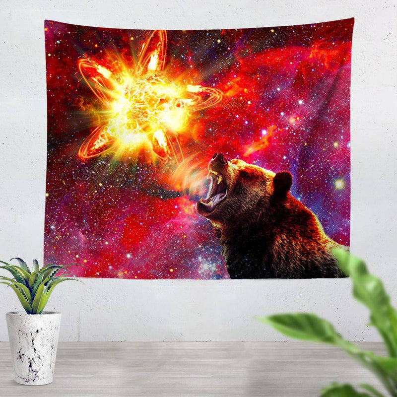 California Grizzly Bear Tapestry