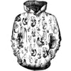Carnivore White Womens Hoodie