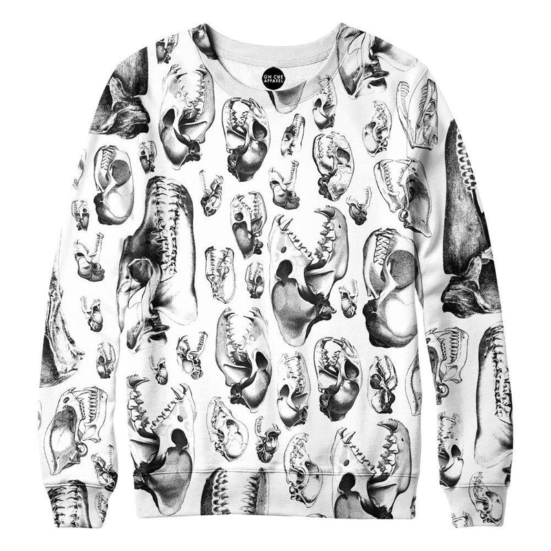 Carnivore White Womens Sweatshirt
