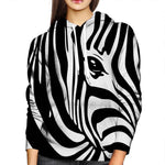 Zebra Womens Hoodie
