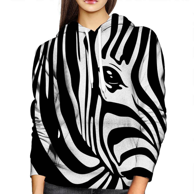 Zebra Womens Hoodie