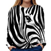 Zebra Womens Sweatshirt