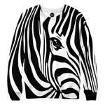 Zebra Stripes Womens Sweatshirt