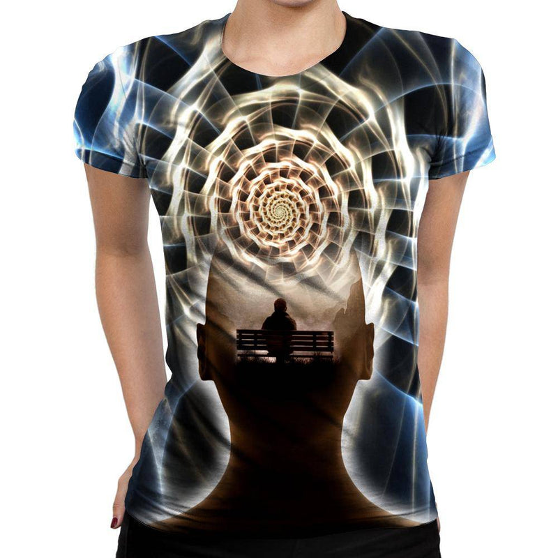 Contemplating Infinity Womens T-Shirt