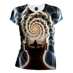 Contemplating Infinity Womens T-Shirt